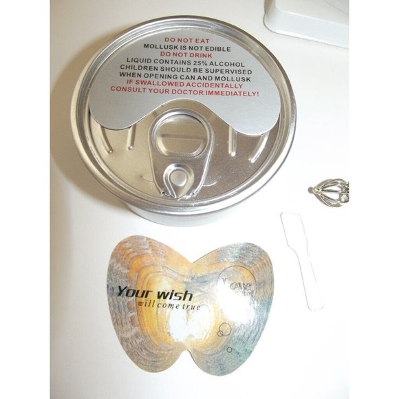 Lucky Pearl Necklace Pendant 16" Stainless Steel Chain Irish Blessing diy - Picture 10 of 13